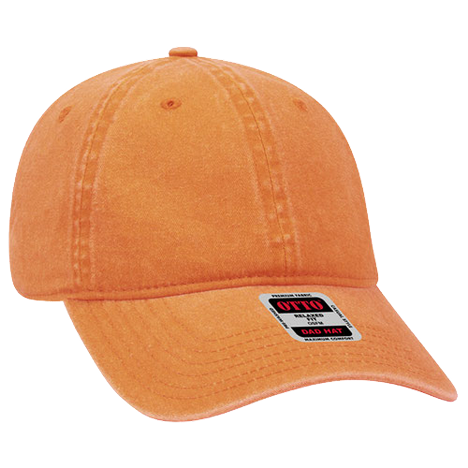 otto cap pigment washed dad cap