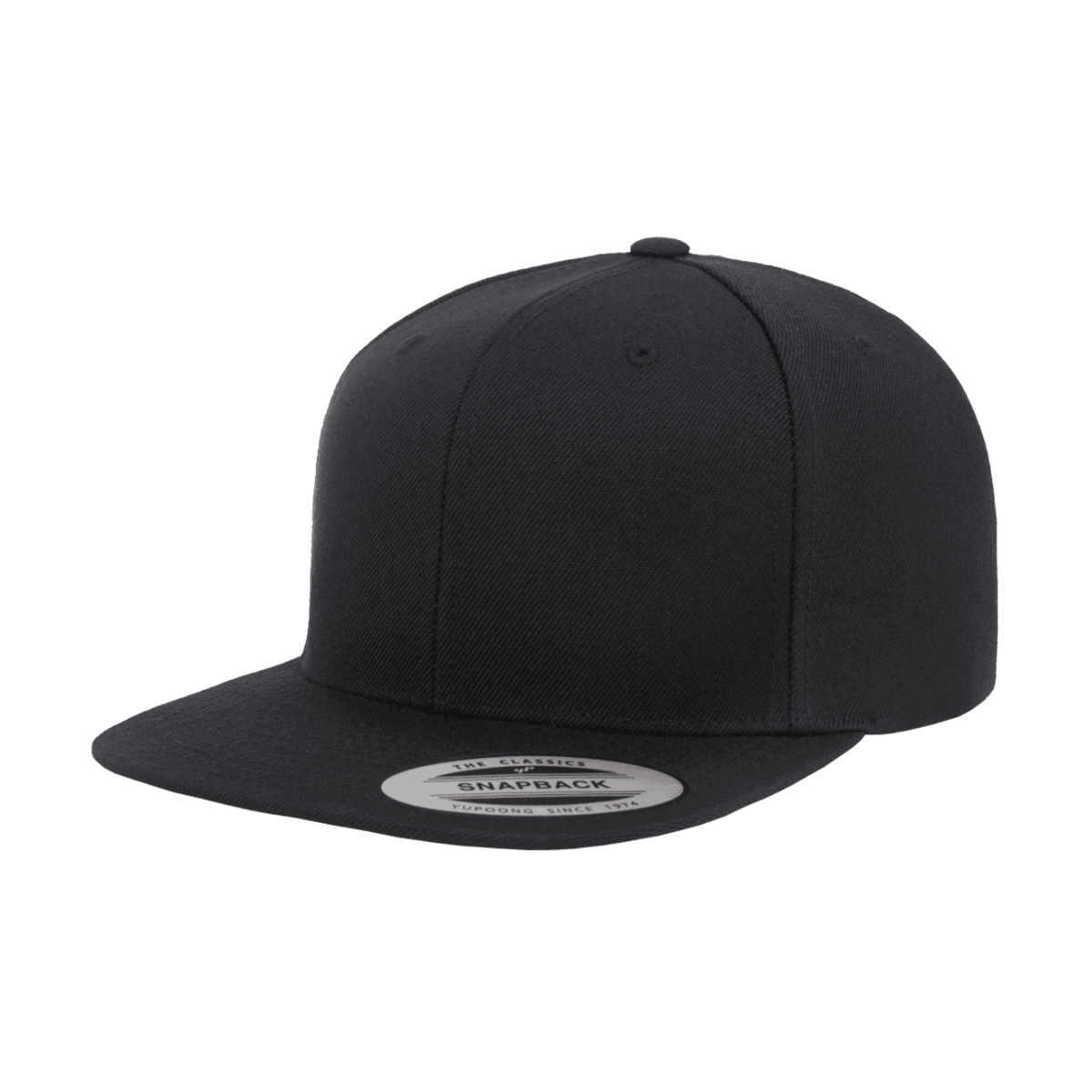 Yupoong 6089M premium flat bill snapback cap