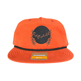 custom rope hat with embroidery