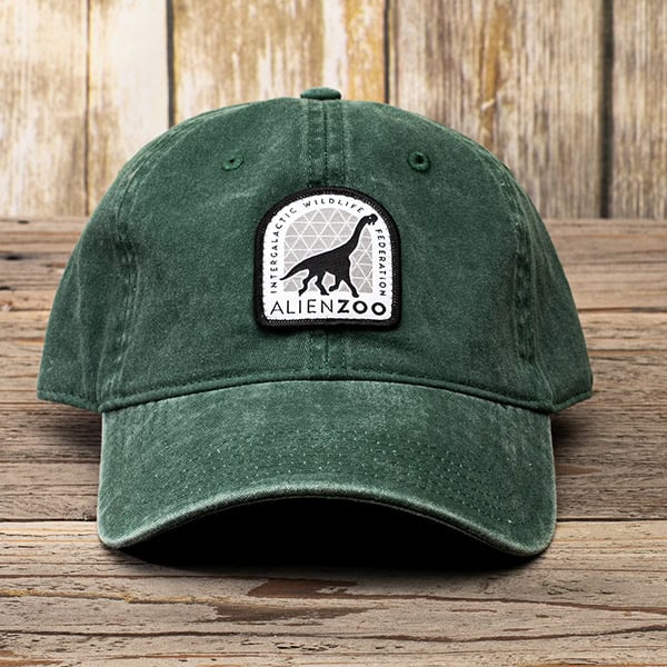 Dad hat with patch green