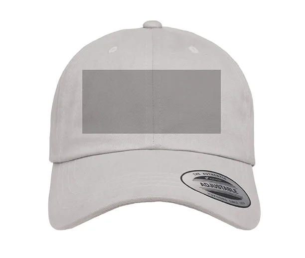 dad hat front recommended embroidery dimensions