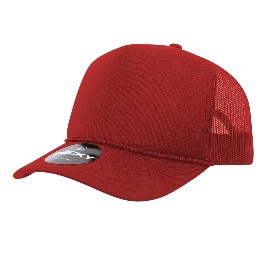 Decky 6025 foam front mesh trucker