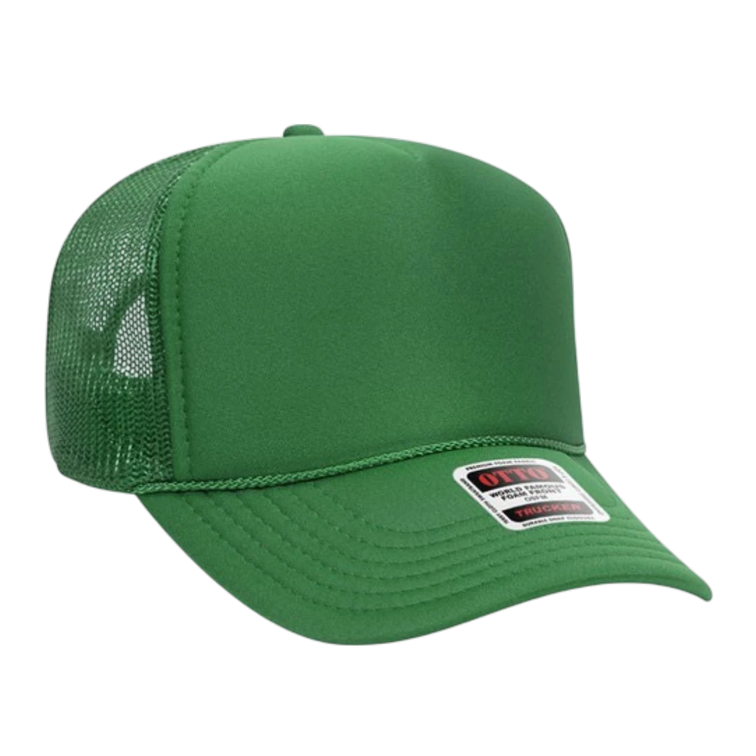 otto cap 32-467 foam front trucker low profile