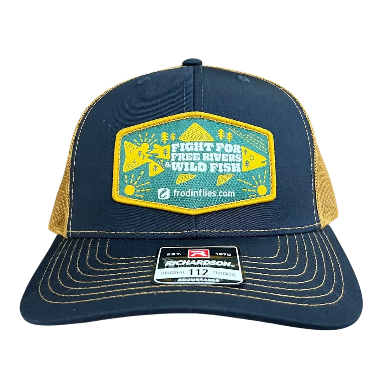 custom richardson 112 trucker woven patch