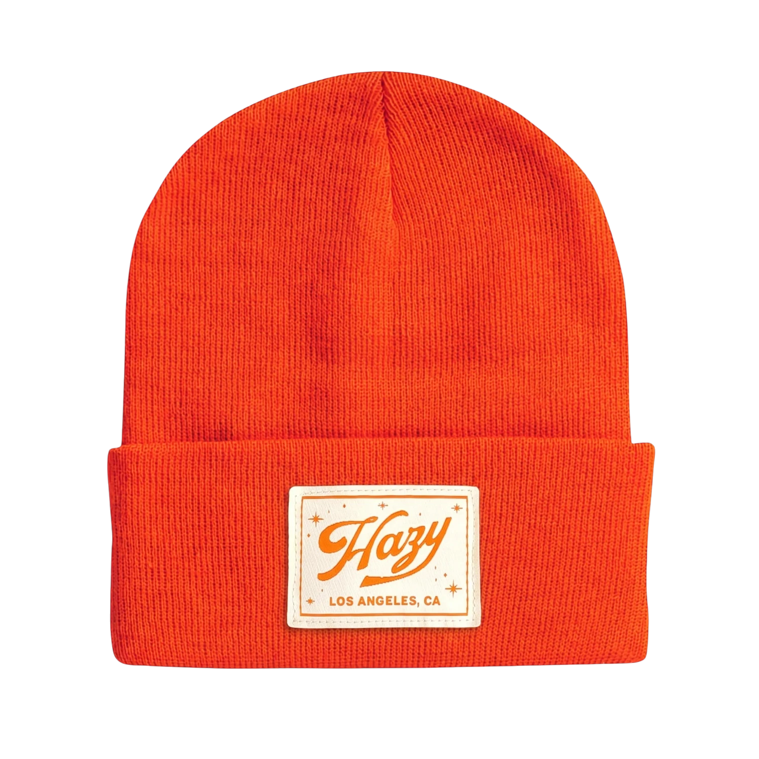 custom sportsman beanie SP12 with woven label