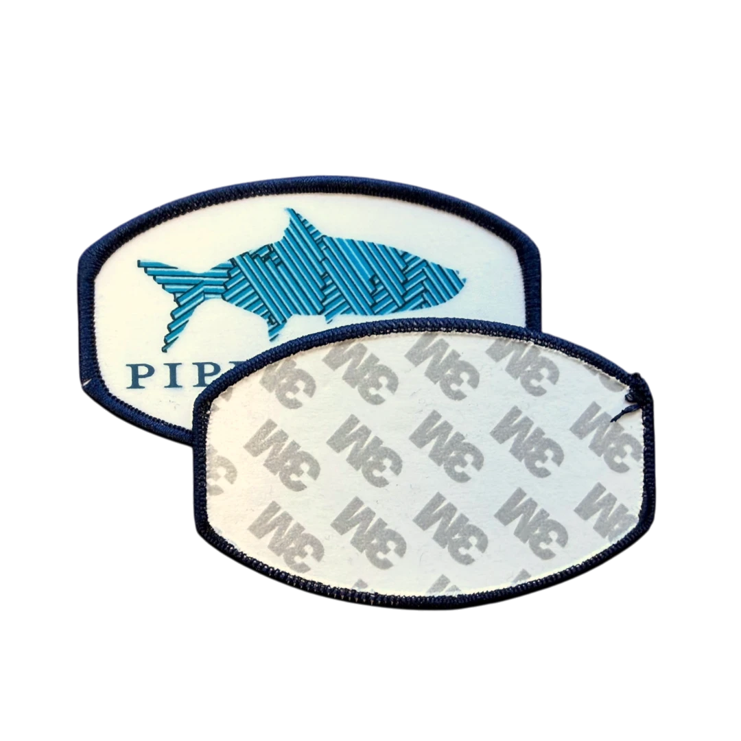 back of patch with 3M adhesive backing