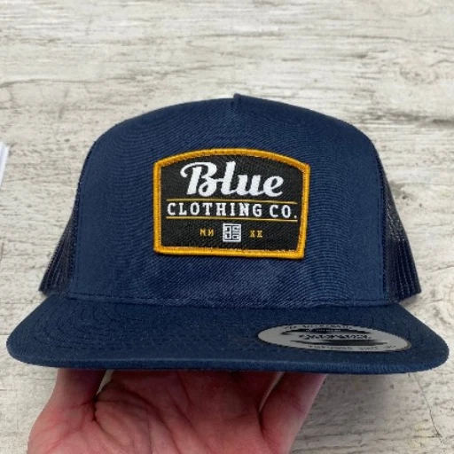 yupoong 6506 retro trucker 5 panel with patch