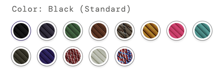 Lost Hat Co Natty Wake rope color options