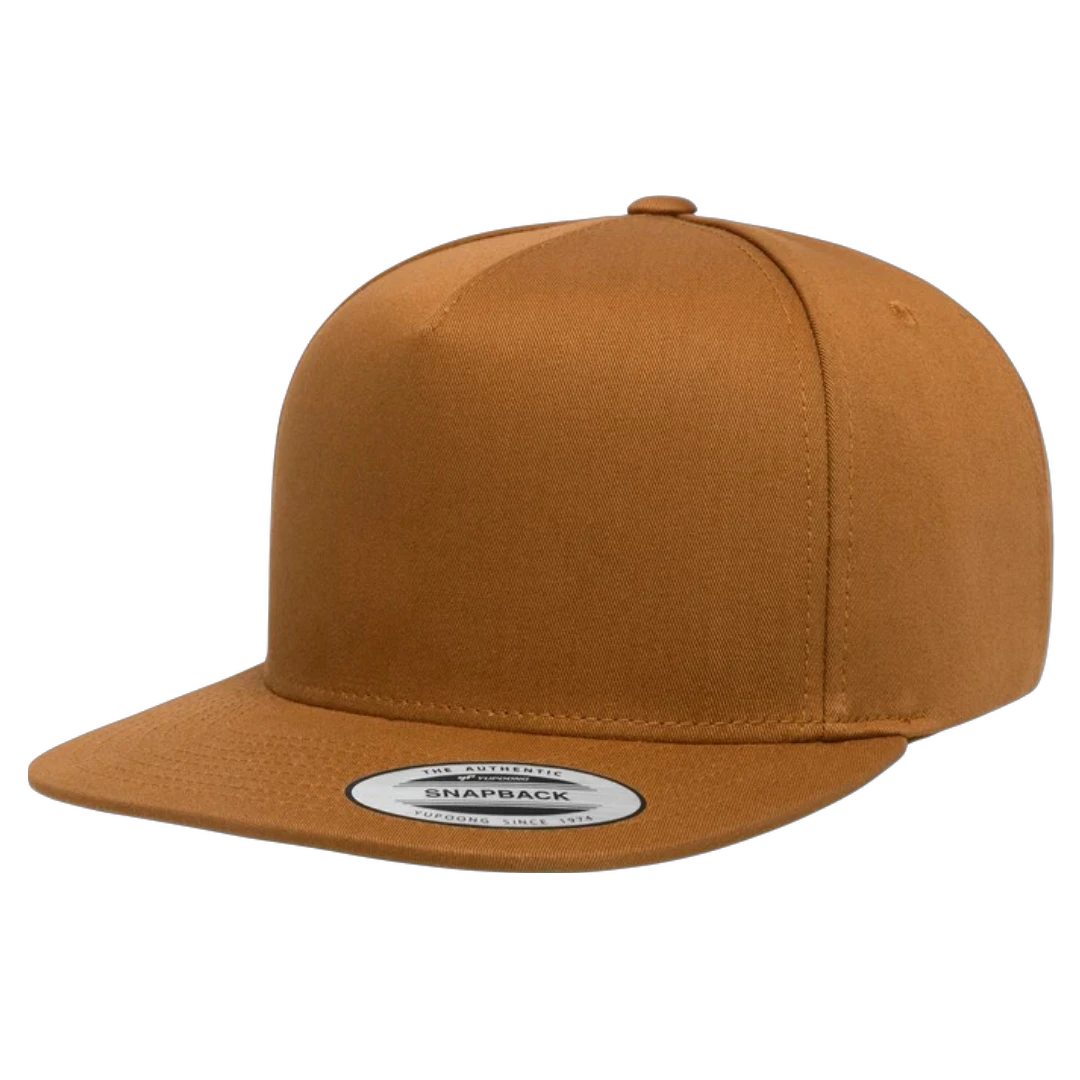 yupoong 6007 cotton twill 5 panel cap