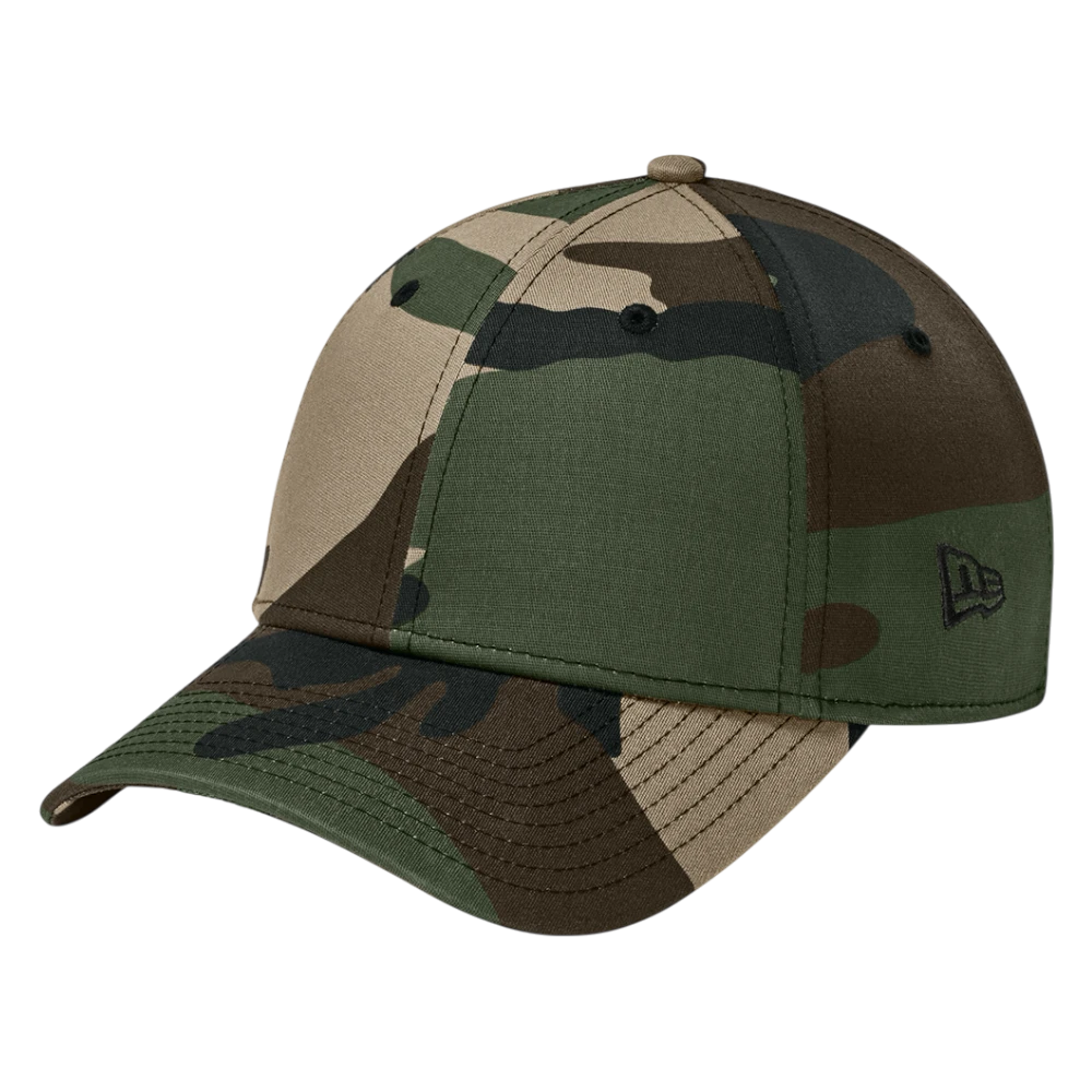 flag camo stretch cotton fitted hat, New Era NE1000