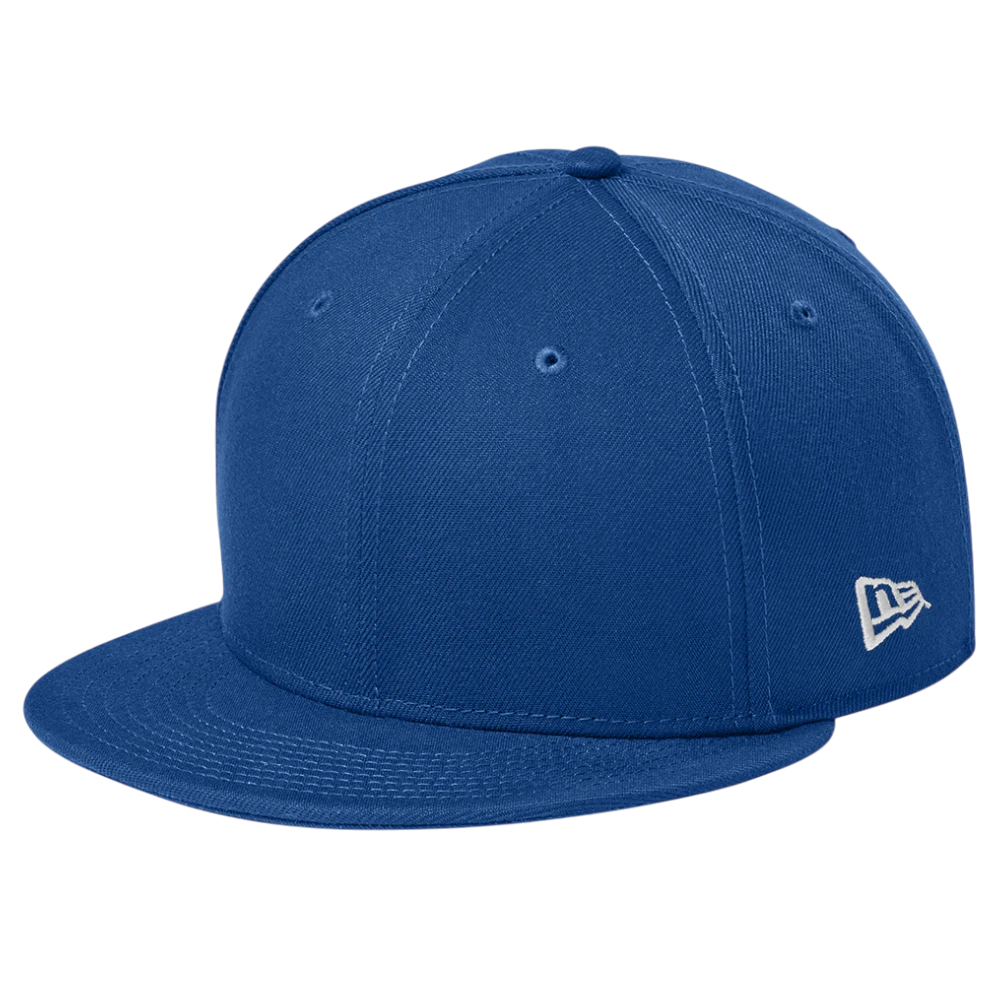 royal New Era NE4020 standard fit flat bill snapback hat