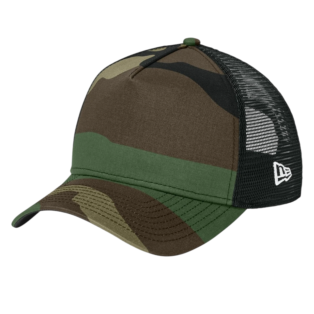 New Era NE205 flag camo snapback trucker hat