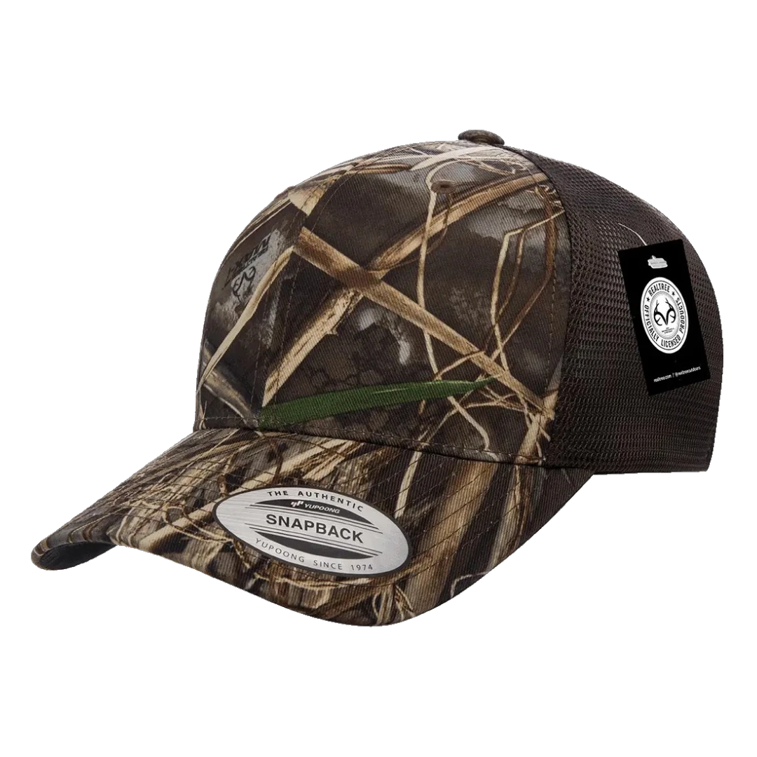 Yupoong 6606 Realtree Max-7 camo retro trucker hat